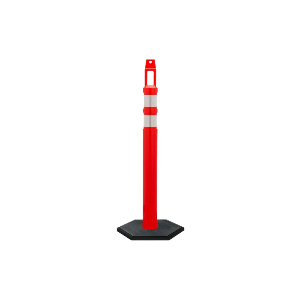 D-Top Delineator Reflective Road Cone, Color: Orange, Product: Delineator Post