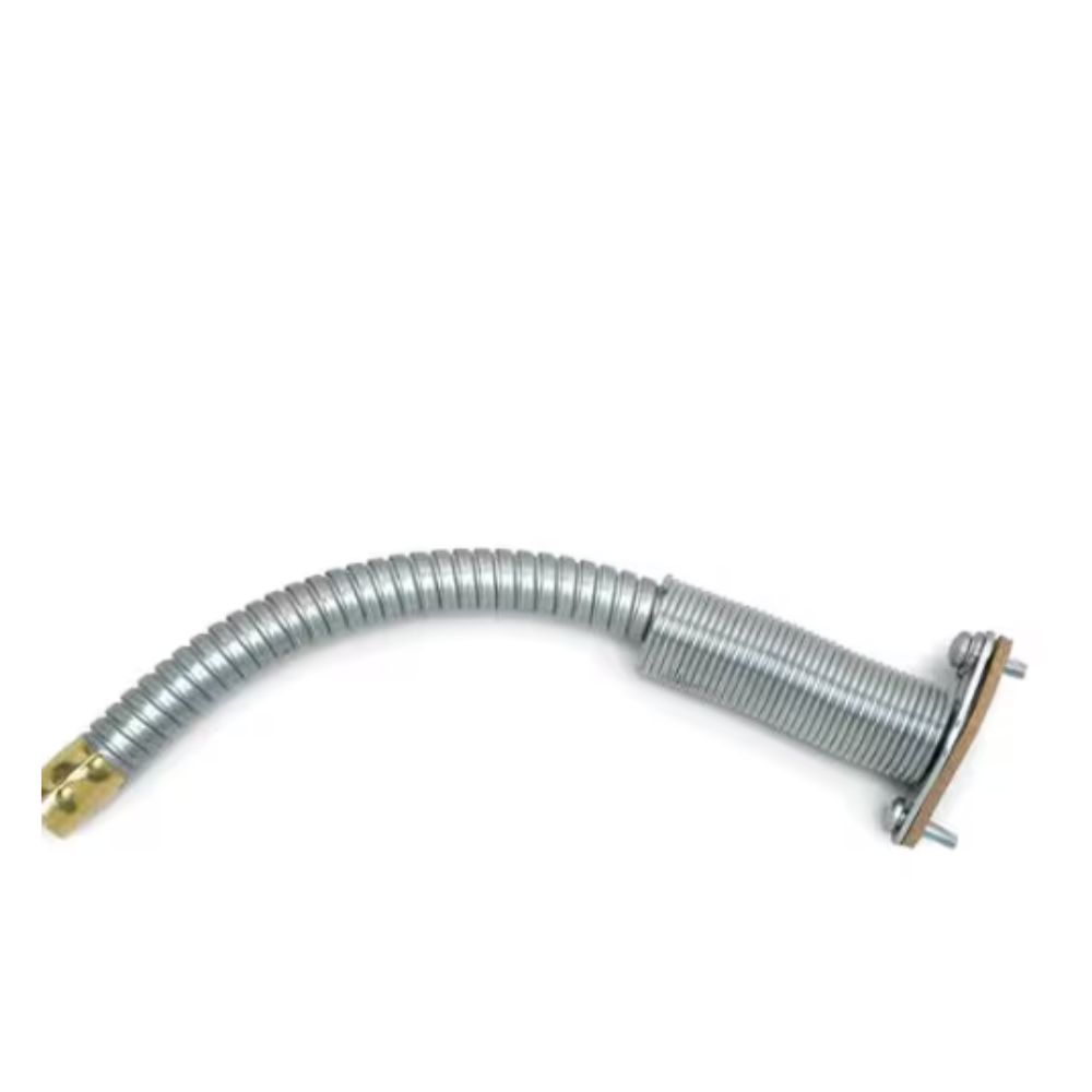 Justrite Flexible Spout, Steel, Silver, 5/8 in Diameter, Color: Hose