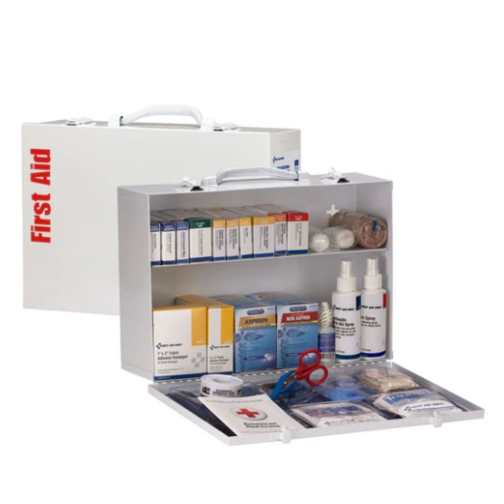 First Aid Only 2 Shelf First Aid Cabinet (ANSI B/2021), Size: 75 person