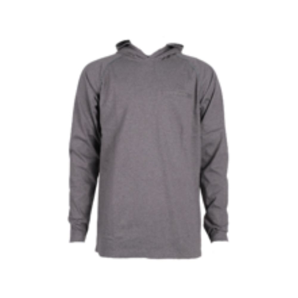 Forge Men's FR Hooded Tee Charcoal Grey, Size: S