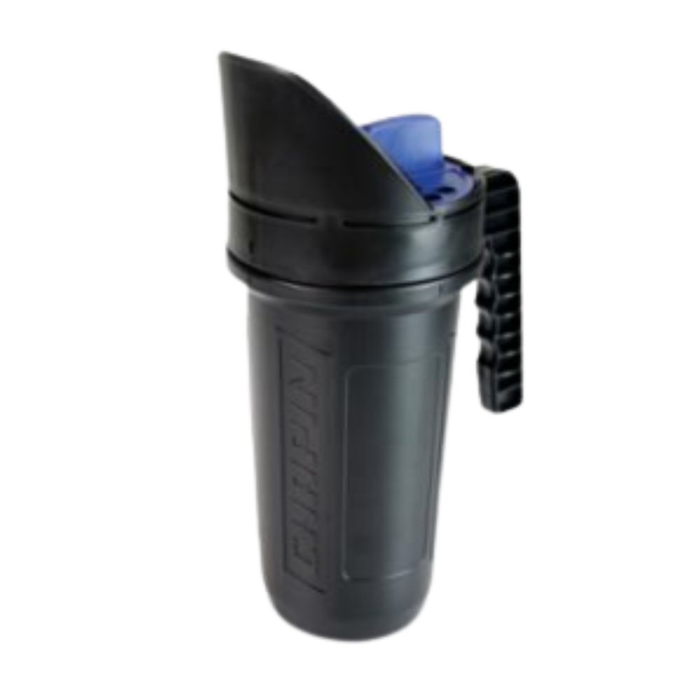 Hand Shaker Spreader, 64 oz, 3-Opening Adjustable Lid, Poly, Ergonomic Handle