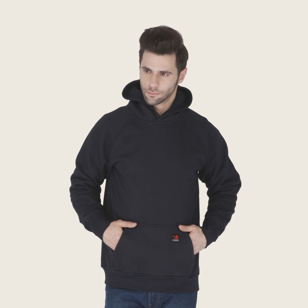 Forge Men's FR Pull-Over Hoodie Navy, Color: Navy, Size: XL