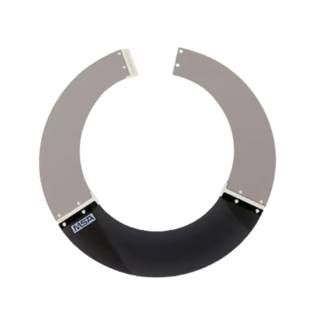 MSA Sunshield, Polyurethane, Gray, Color: White, Size: Full Brim
