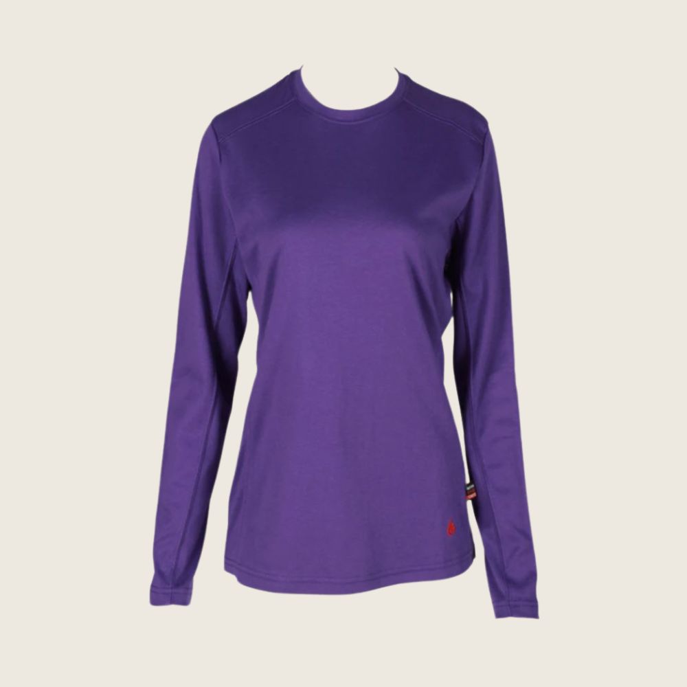 Forge Women's FR Crew Neck Shirt Purple, Color: Purple, Size: S