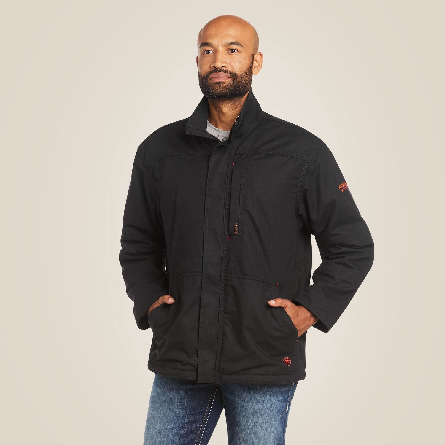 Ariat Men's FR Workhorse Insulated Jacket Black, Color: Black, Size: S