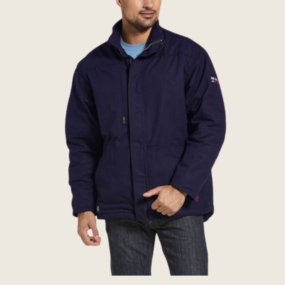 Ariat Men's FR Workhorse Insulated Jacket Navy, Color: Navy, Size: S