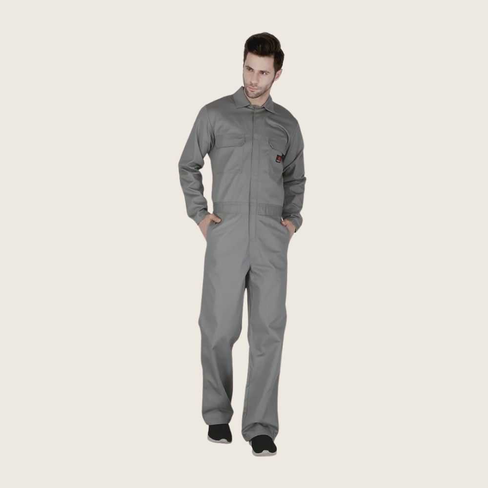 Forge Men's FR Coverall Grey, Color: Grey, Size: S