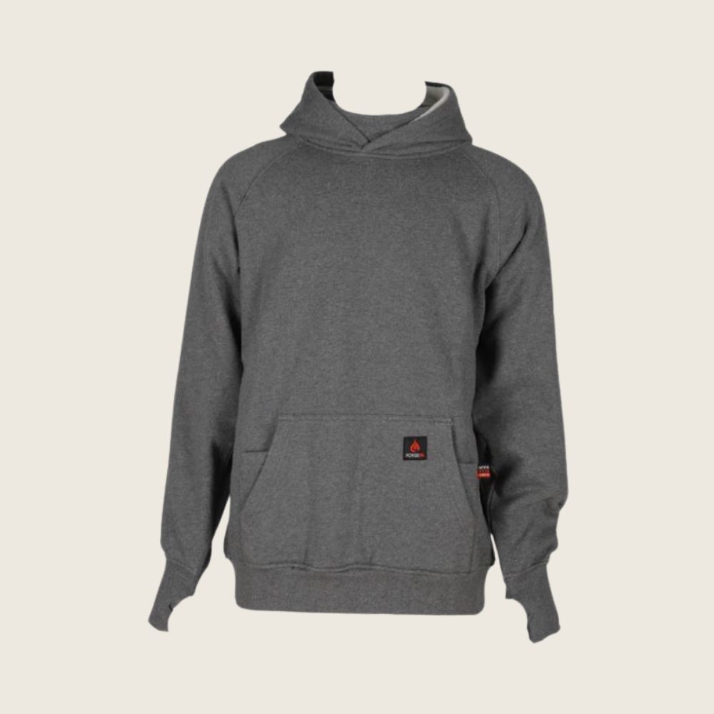 Forge Men's FR Pull-Over Hoodie Charcoal Grey, Color: Charcoal Grey, Size: S