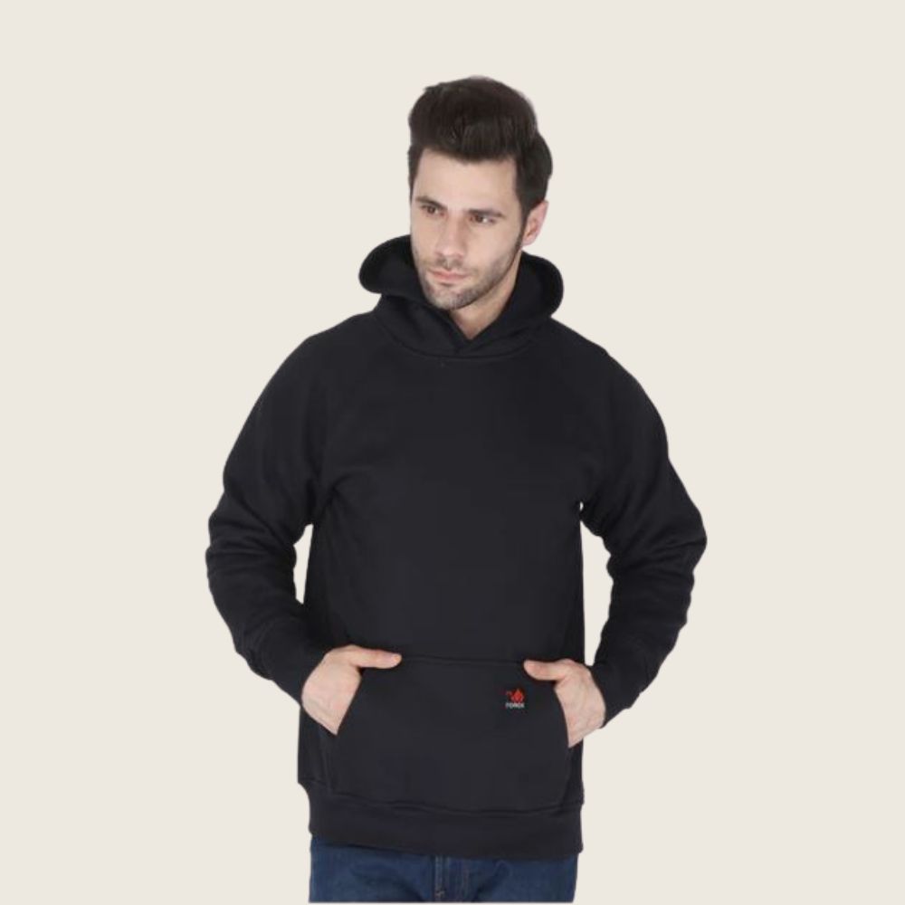 Forge Men's FR Pull-Over Hoodie Black, Color: Black, Size: S