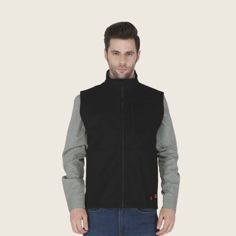Forge Men's FR Ripstop Vest Black, Color: Black, Size: S