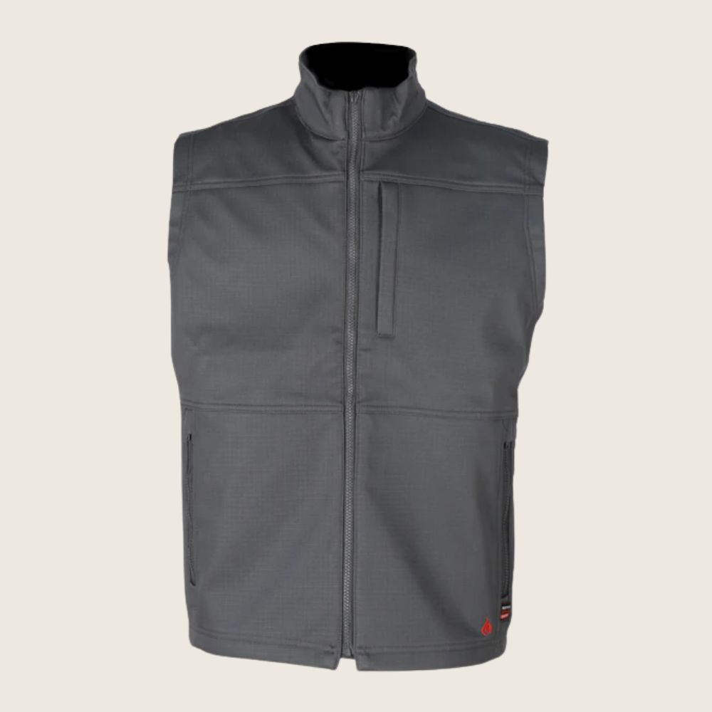 Forge Men's FR Ripstop Vest Grey, Color: Grey, Size: S
