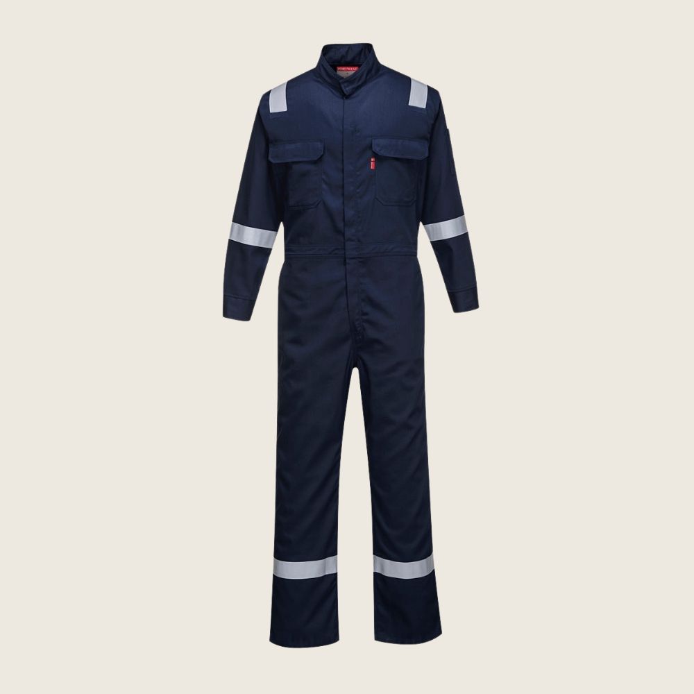 Portwest Bizflame FR Iona Coverall Navy, Color: Navy, Size: S