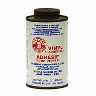 #100 VINYL ADHESIVE 4 OZ CAN ONLY, WITH APPLICATOR CAP
