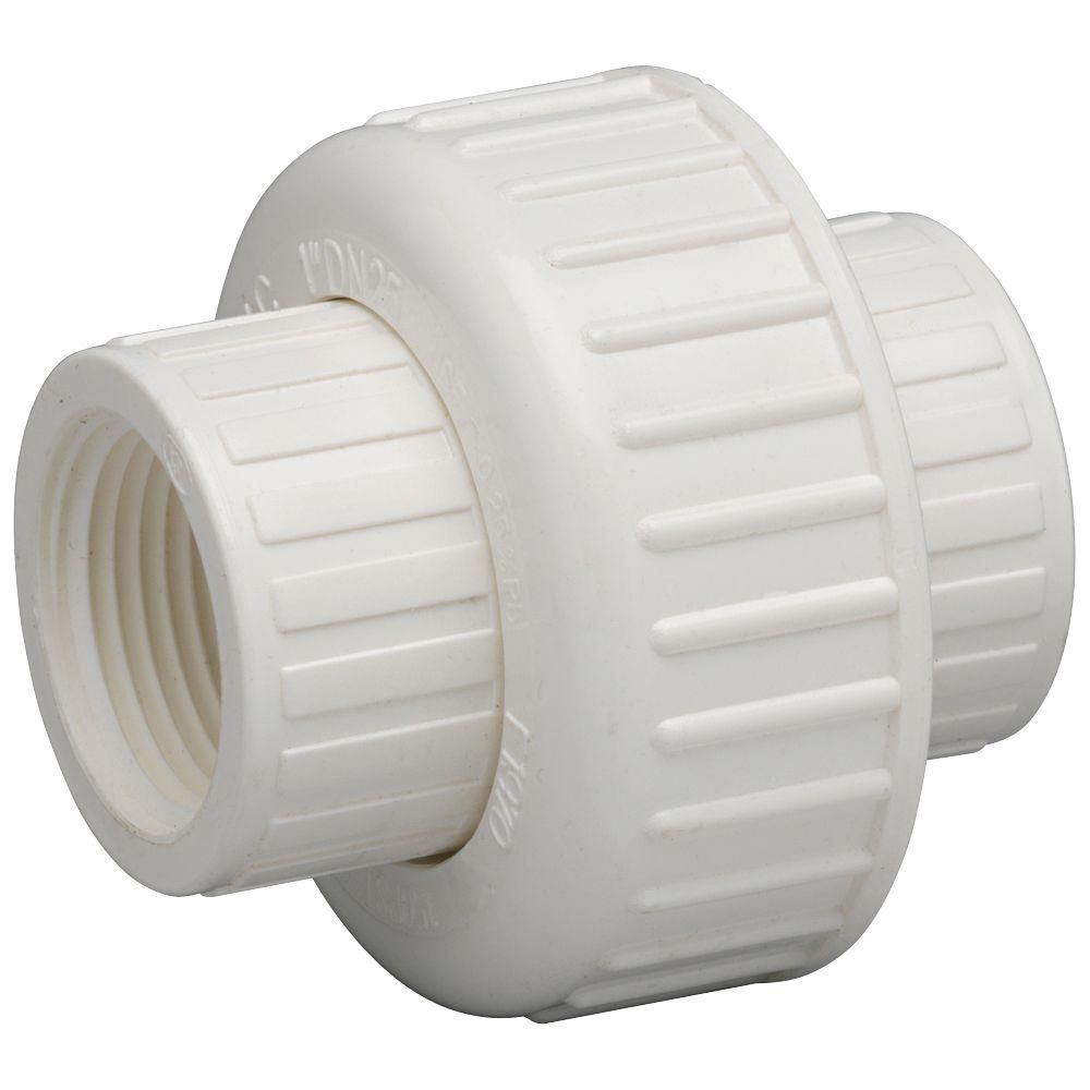 1 1/2” (3.81CM) PVC UNION - FEMALE THREADED