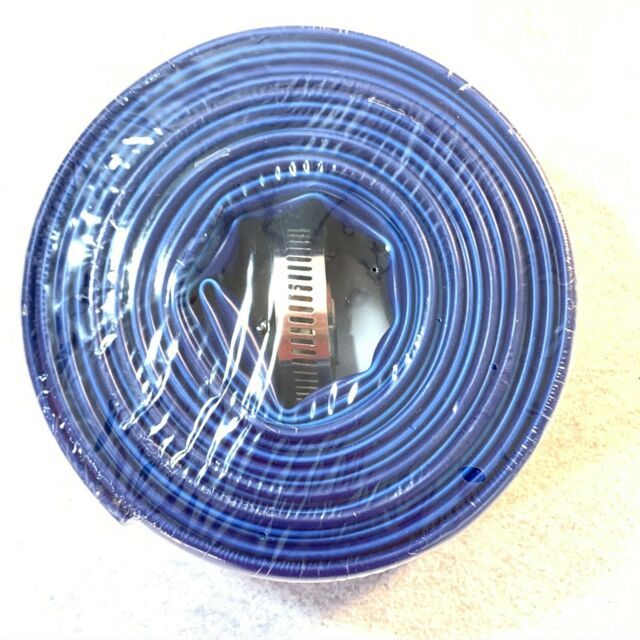 50 FT. BACKWASH HOSE &amp; CLAMP - 25 MIL