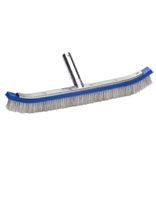 &quot;DELUXE&quot; WALL BRUSH 18&quot;/45CM POLISHED ALUMINUM BACK