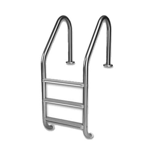 3 TREAD MARINE GRADE S/S LADDER WHITE OR GREY TREAD