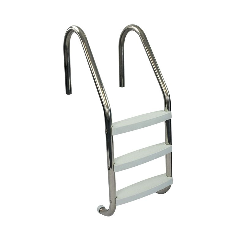 3-STEP S. STEEL LADDER WITH PLASTIC STEPS, 52,5 IN. /132CM/316 GRADE