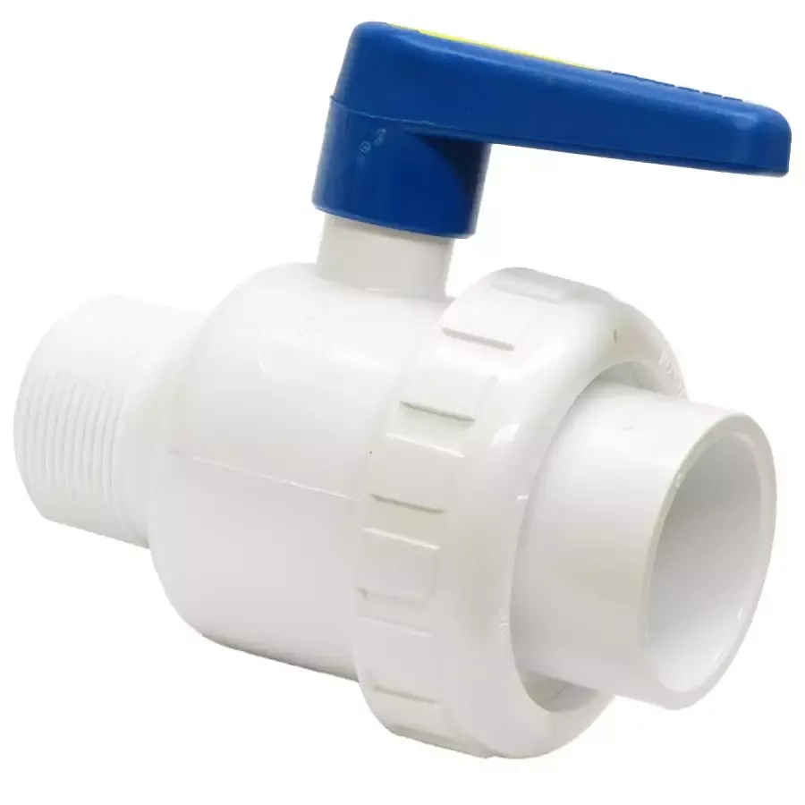 1 1/2&quot; PVC S.U. BALL VALVE MIP X SKT