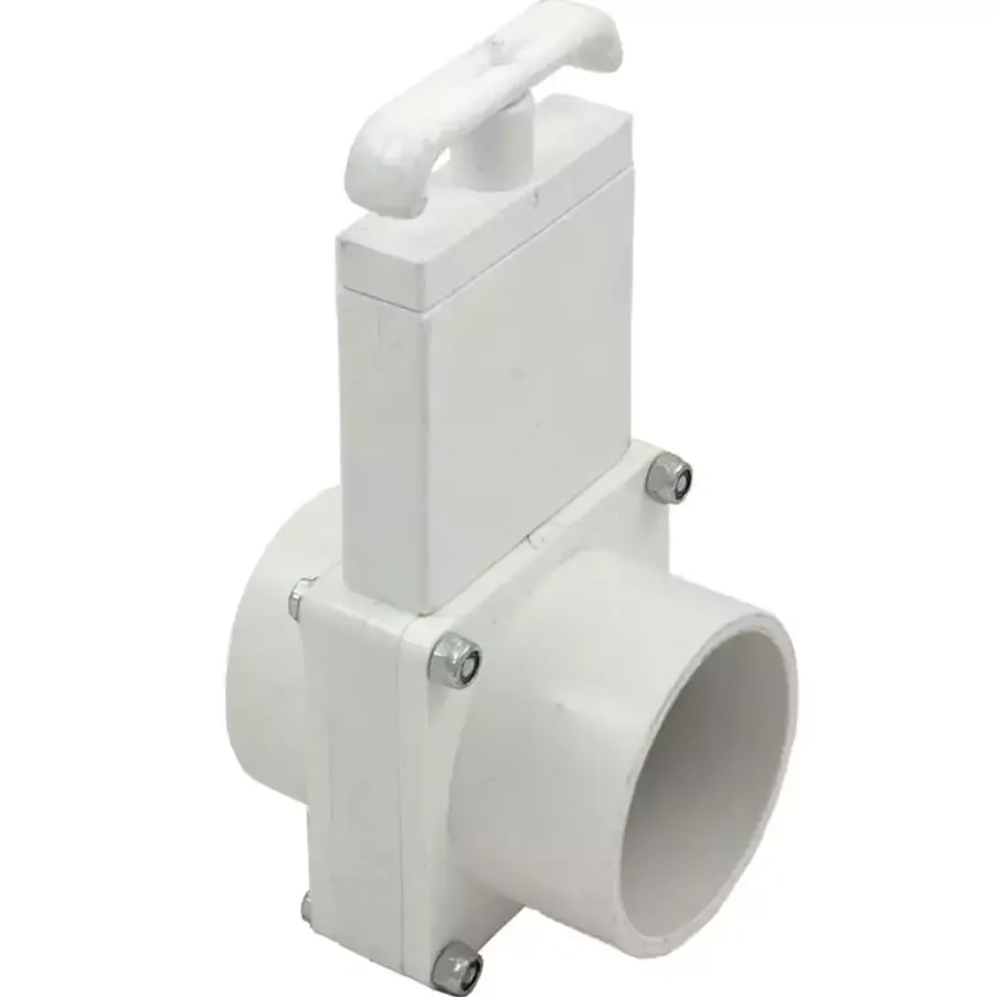 2&quot; PVC GATE VALVE  SKT X SKT - WHITE