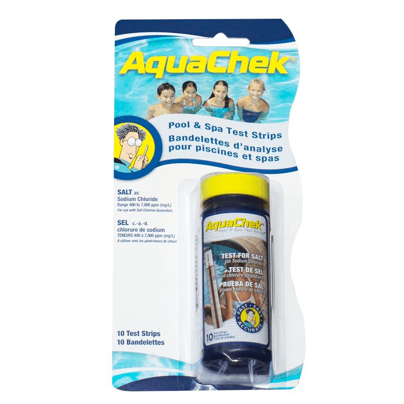 AQUACHEK WHITE SALT 1 - DIP TEST STRIPS (10 STRIPS/BTL)