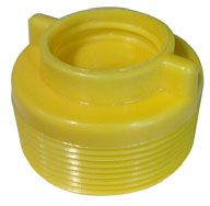 FEHERGUARD 1 1/2" YELLOW THREADED PLUG