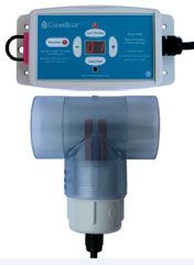 CLEAR BLUE IONIZER SYSTEMS PACKAGE (2500 GALLON) 120V/240V AMP PLUG