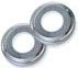 STAINLESS STEEL ESCUTCHEONS (X2)