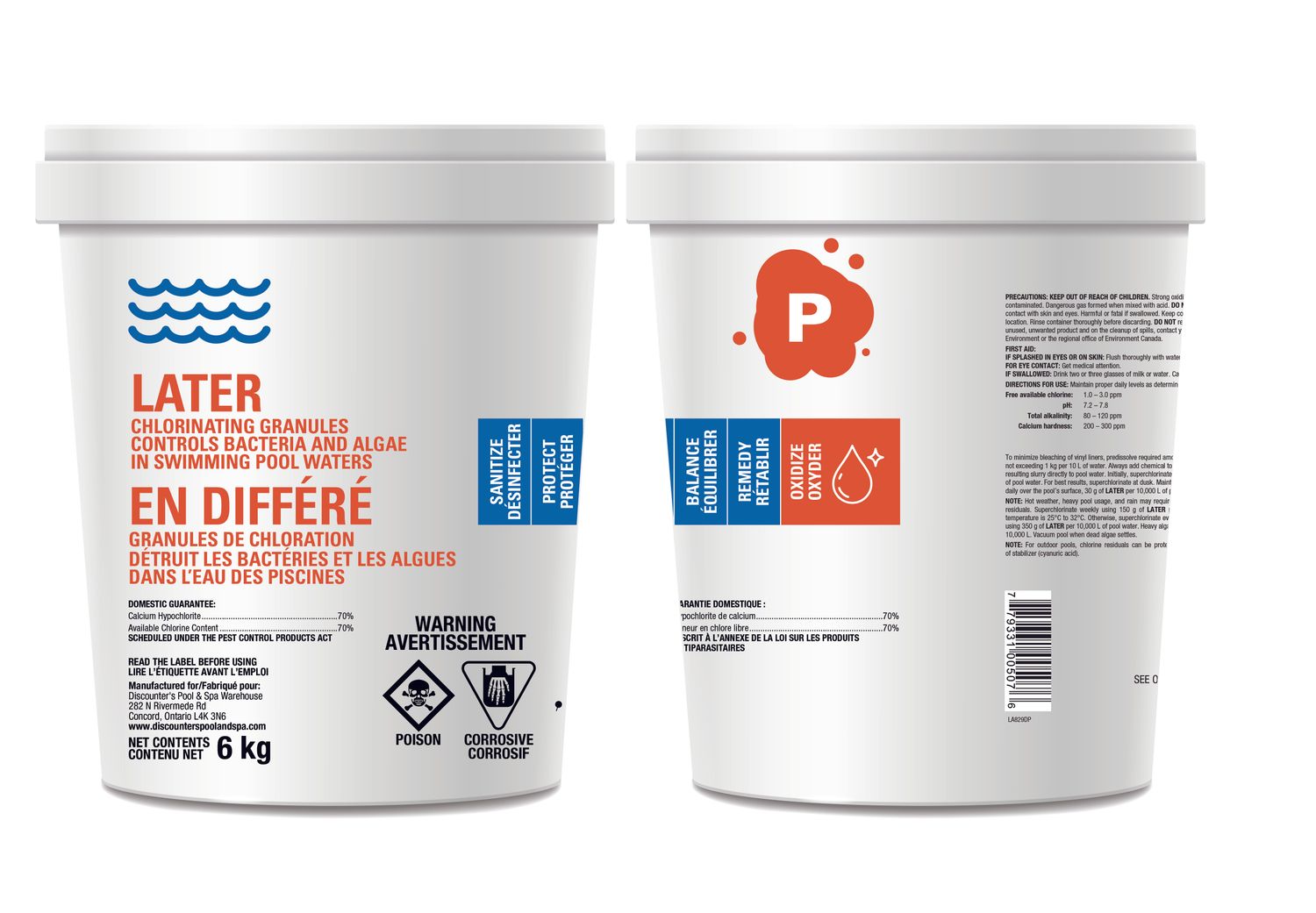 AQUA SUPER SHOCK  6 KG