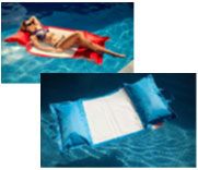 POOL BEAN BAG HAMMOCK FLOAT BLUE