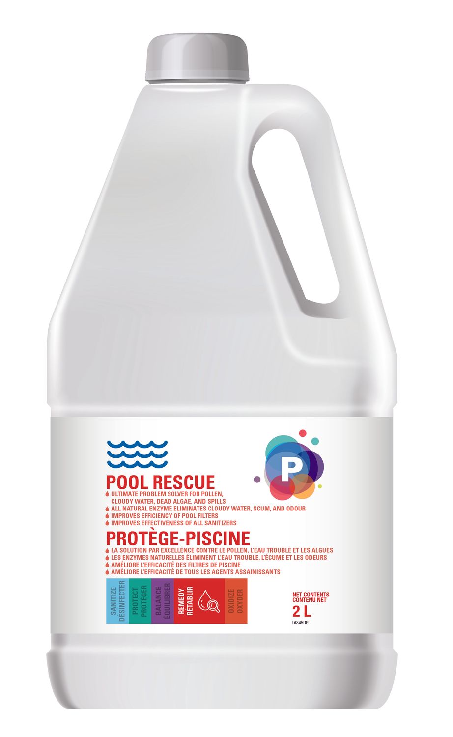 POOL &amp; SPA NATURAL ENZYME POOL RESCUE CLARIFIER  6 X 2 L