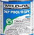 IPS 747 POOL R SPA GLUE 1 PINT BLUE