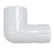 PVC SCH 40, 90 DEGREE ELBOW 1 1/2" SOCKET MALE INSERT (SPIG) X 1 1/2" BARBED