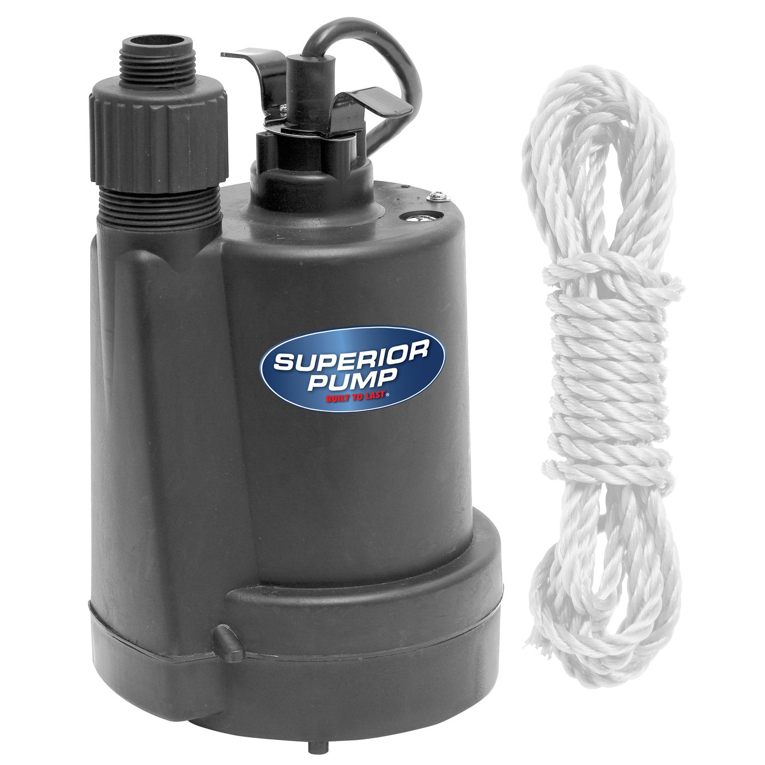 SUPERIOR SUBMERSIBLE PUMP 1/5 HP W/OUT FLOAT (FITS PFP SUMP WELL 2017+)