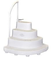 MAJESTIC A/G STEP WHITE - NO HANDRAILS (STP- 8000HRK)