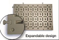 CONFER HANDI-SPA PAD - GREY. EACH PIECE IS 32"x48" MUST ORDER 6 PIECES TO FORM 8' X 8' PAD