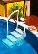 AQUARIUS BALLAST AND STEP CUP, 1 HANDRAIL C/W DECK ATTACHMENTS