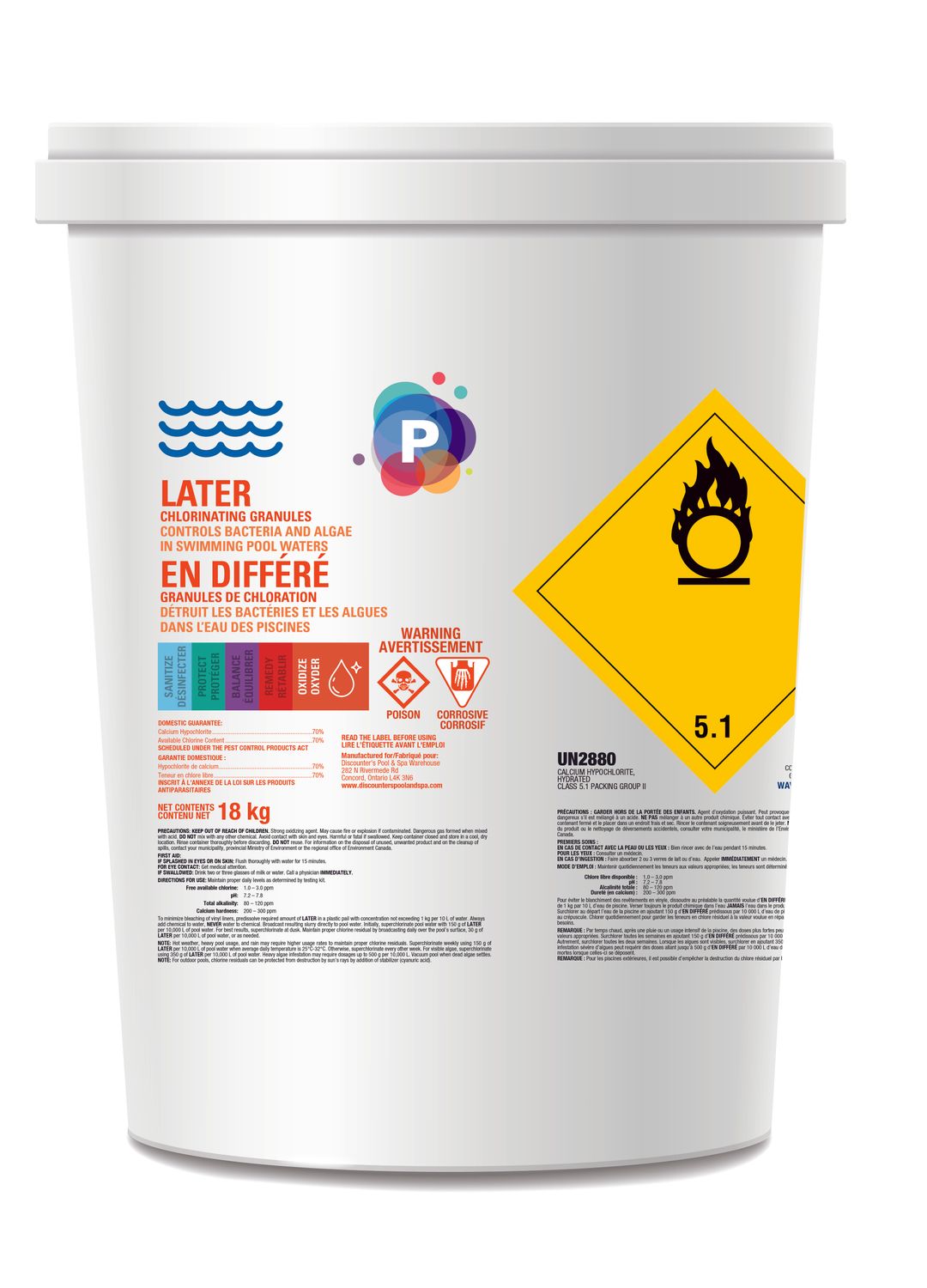 AQUA SUPER SHOCK  18 KG