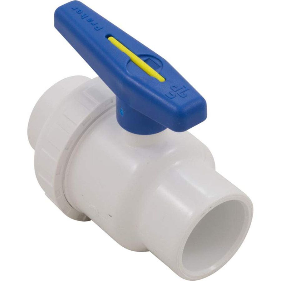 1 1/2" PVC S.U. BALL VALVES S/S