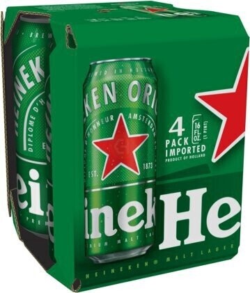 HEINEKEN 16z C 4PK