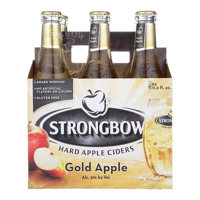 STRONGBOW CIDER GOLDEN APPLE 6B