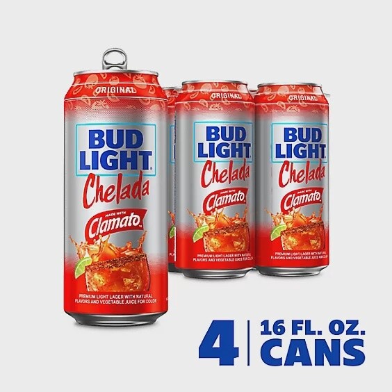 BUD LT CHELADA 4C