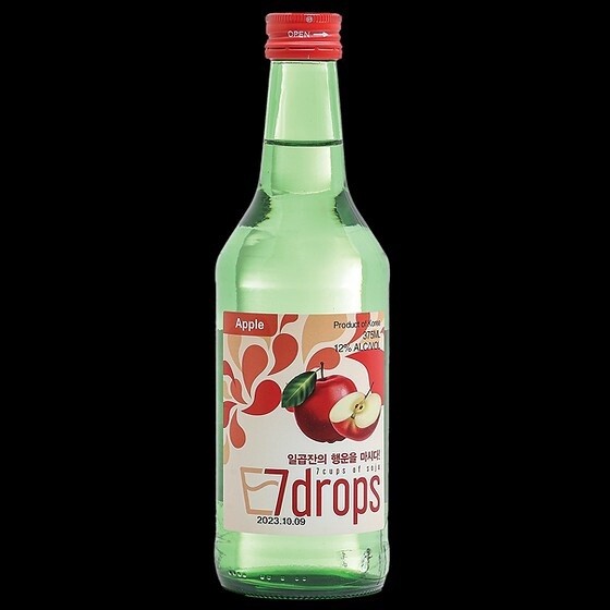 7DROPS APPLE 375ML