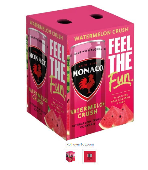 MONACO WATERMELON CRUSH 4PK