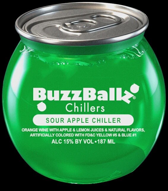 BUZZBALLZ CHILLERS SOUR APPLE