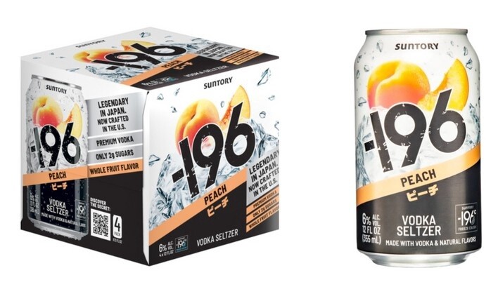 -196 SUNTORY VK PEACH 4PK