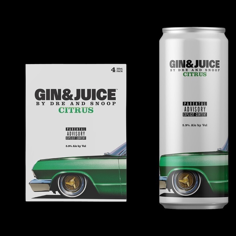 GIN &amp; JUICE CITRUS 4PK