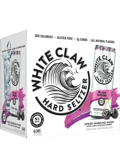 WHITE CLAW BLK.CHEERY 6C