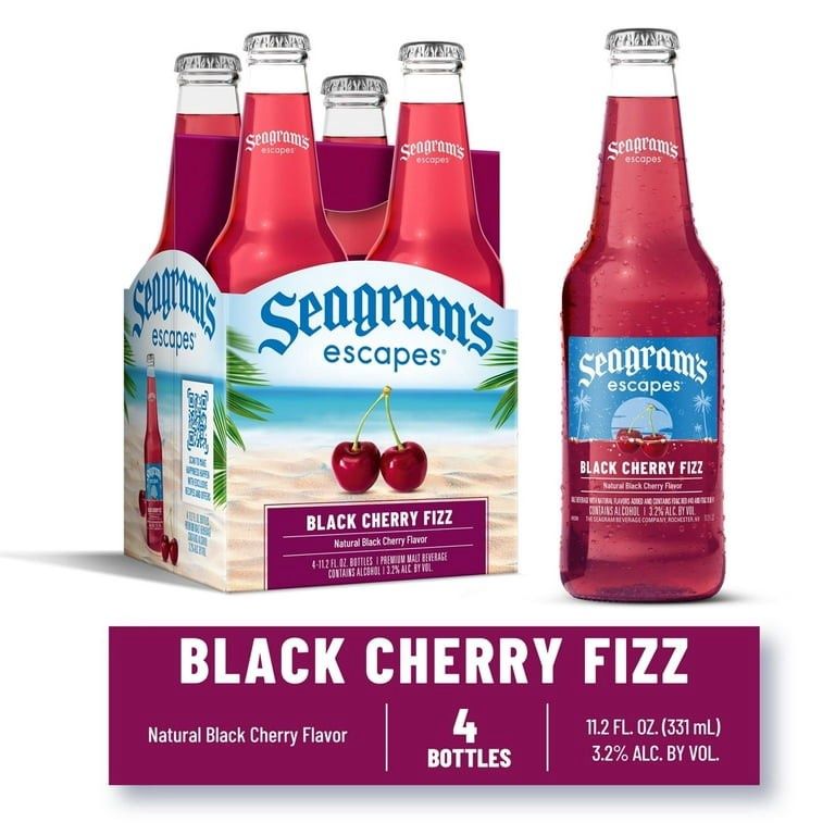 SEAGRAMS BLACKCHERRY FIZZ 4PK