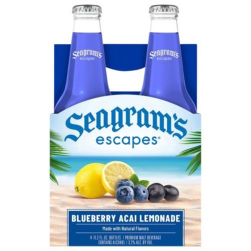 SEAGRAMS BLUEBERRY LEMO 4PK